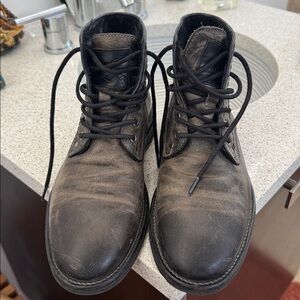 Free Bird Distressed Black Leather Boots